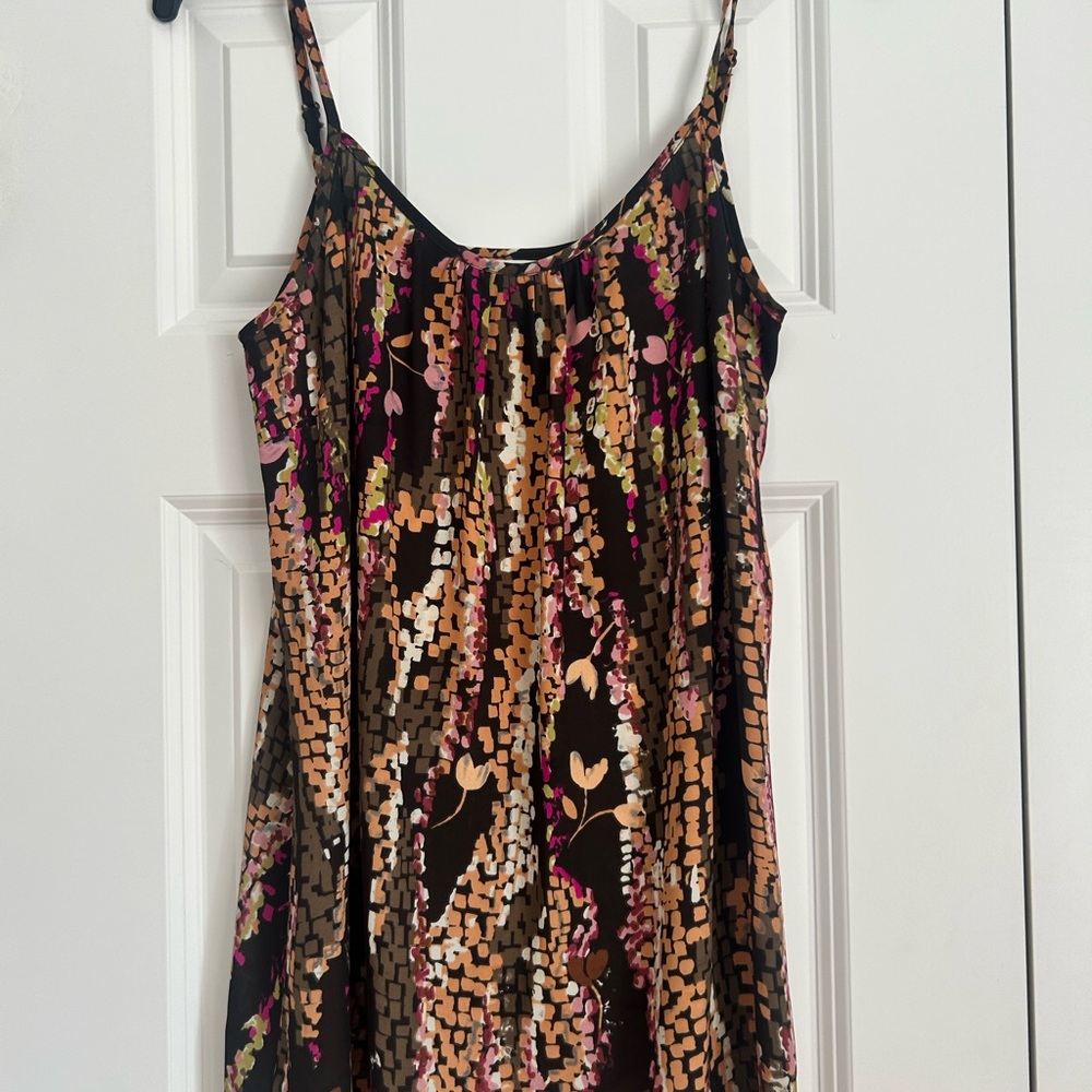CAbi Down to Earth Trellis Tank with Spaghetti Straps